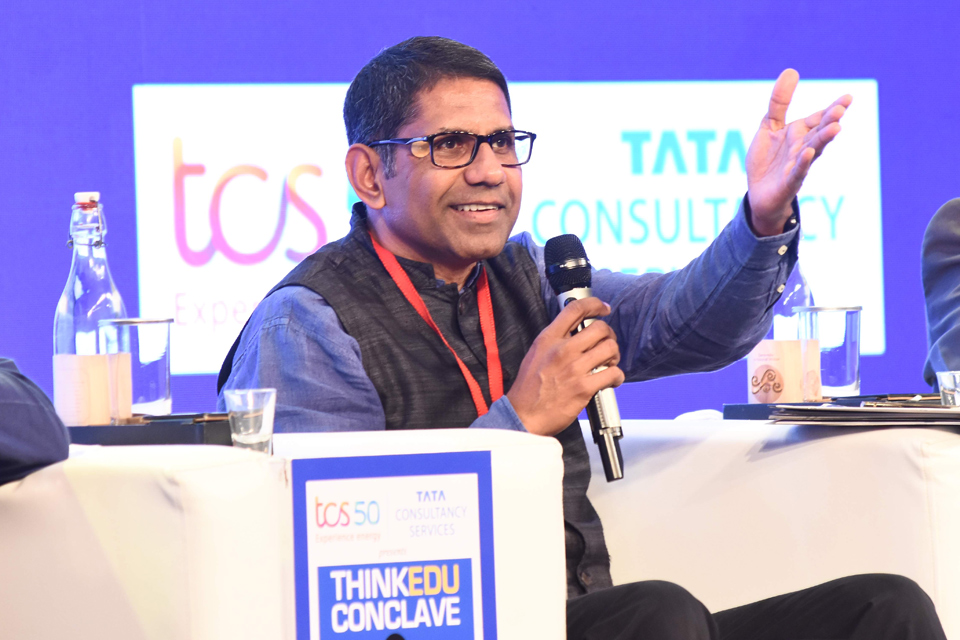 Parth Shah speaks at the ThinkEdu Conclave 2019